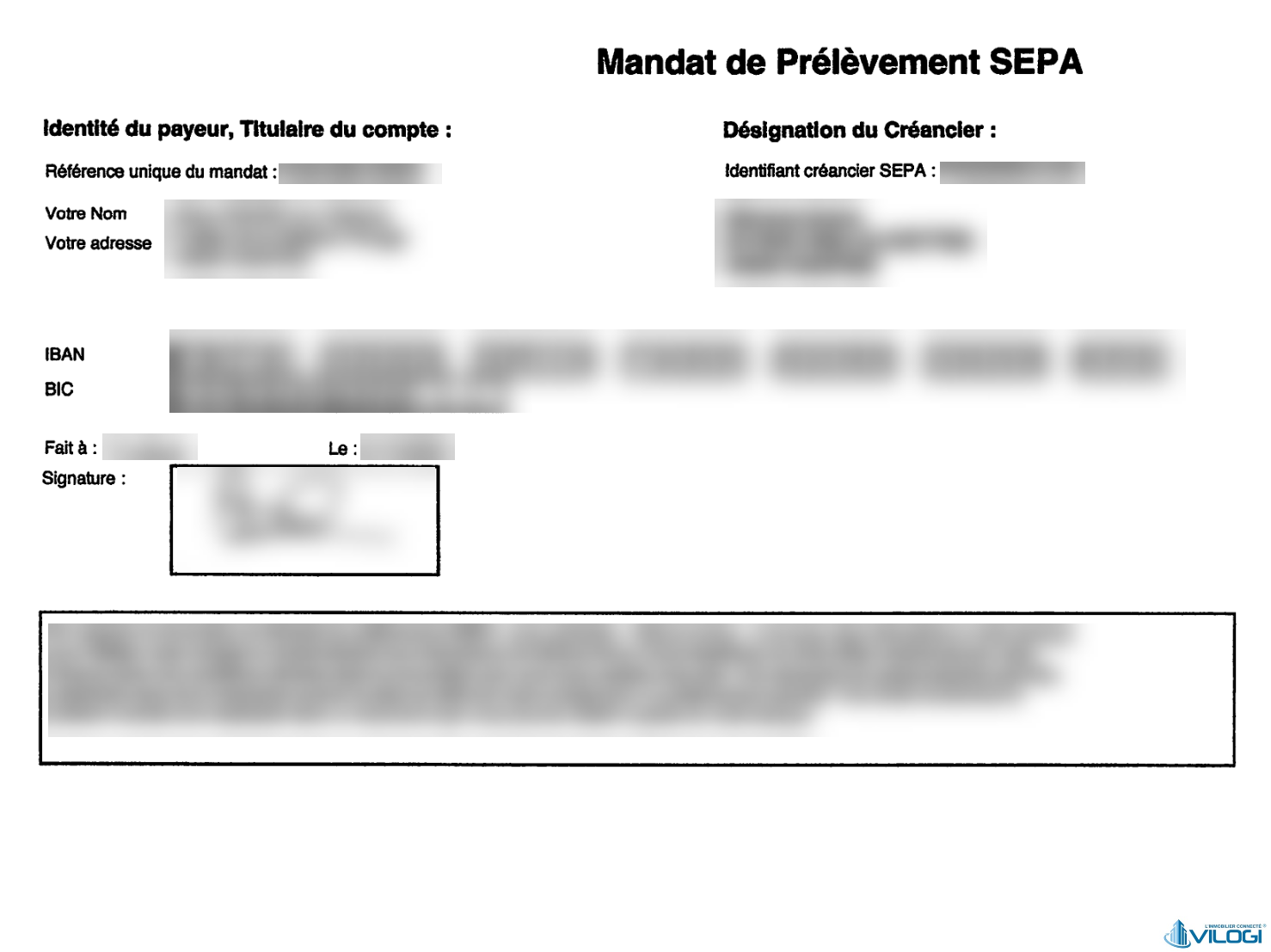 Consultation du mandat SEPA à signer par le locataire Tutoriel logiciel immobilier pour syndics et administrateurs de biens