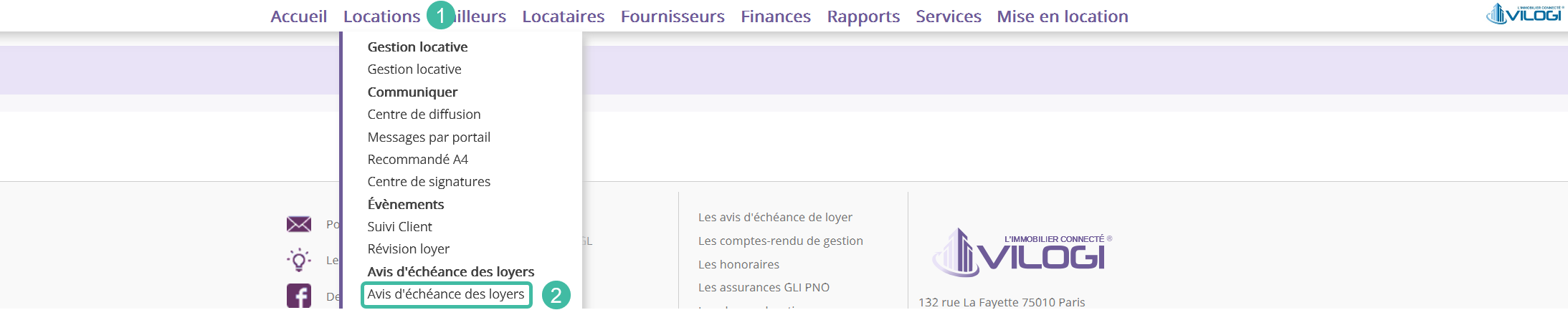 Etape n°1 - Réaliser les appels de loyers multiples Tutoriel logiciel immobilier pour syndics et administrateurs de biens