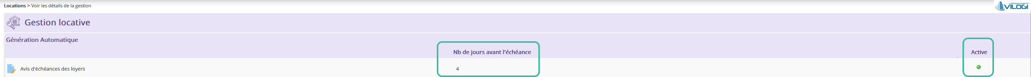 Enregistrement des paramètres d’activation de l’automatisation des avis d’échéance Tutoriel logiciel immobilier pour syndics et administrateurs de biens