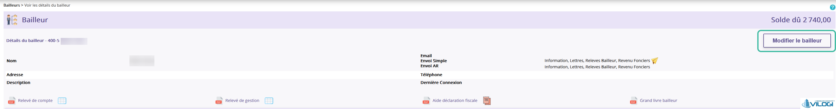 Gestion mode d envoi pour un bailleur Tutoriel logiciel immobilier pour syndics et administrateurs de biens