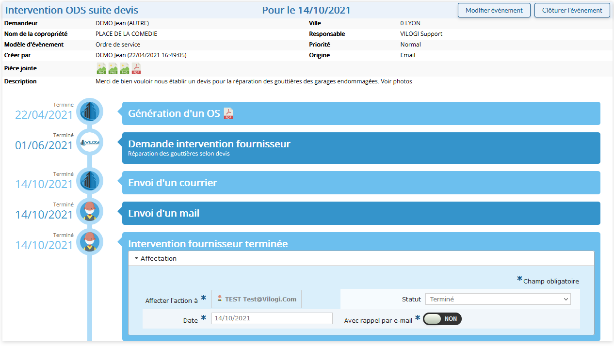 Le gestionnaire événementiel pour le logiciel syndic et le logiciel de gestion locative en full web Le gestionnaire événementiel pour le logiciel syndic et le logiciel de gestion locative en full web