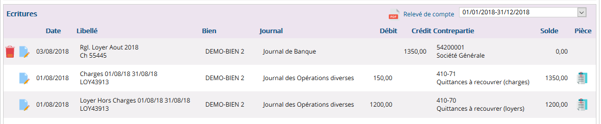 Le rejet de réglement du locataire avec le logiciel de gérance VILOGI Le rejet du règlement du locataire sur le logicile de gestion locative VILOGI