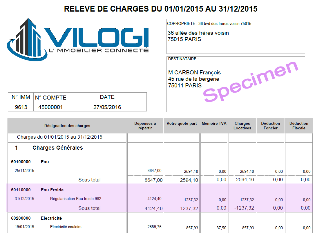 Cons quences 1 Sur Le Relev Des Charges Des Copropri taires Cons quences 1 Sur Le Relev Des Charges Des Copropri taires